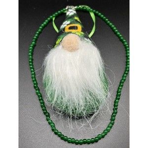 Nicky Butler Green Chrysoprase Bead Necklace w/ 925 Sterling Lobster Claw Clasp